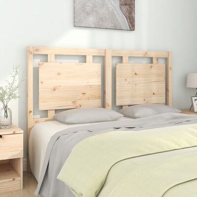 vidaXL Tăblie de pat, 145,5x4x100 cm, lemn masiv de pin
