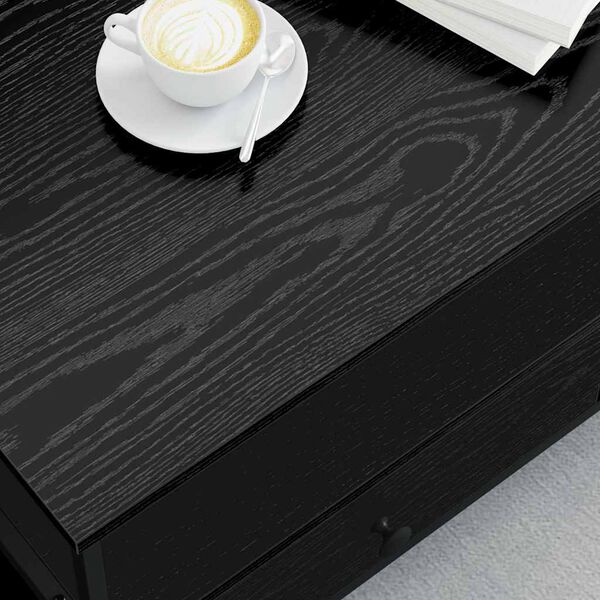 vidaXL Masă de cafea Stejar negru 100 x 51 x 45 cm Lemn compozit