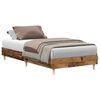 vidaXL Cadru de pat fără saltea Lemn vechi 100x200 cm Lemn prelucrat