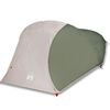 vidaXL Cort de camping cupolă pentru 4 persoane, verde, impermeabil