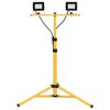 vidaXL Proiector cu LED și trepied, 2x20 W, alb rece