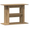 vidaXL Suport pentru acvariu, stejar artizanal, 80x35x60 cm, lemn stratificat