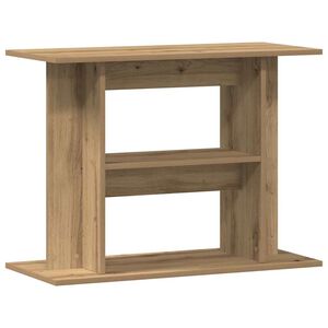 vidaXL Suport pentru acvariu, stejar artizanal, 80x35x60 cm, lemn stratificat