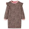 vidaXL Rochie hanorac pentru copii, roz mediu, 116