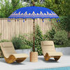 vidaXL Parasol Balinez albastru 215 x 215 x 260 cm