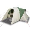vidaXL Cort de camping cupolă pentru 6 persoane, verde, impermeabil