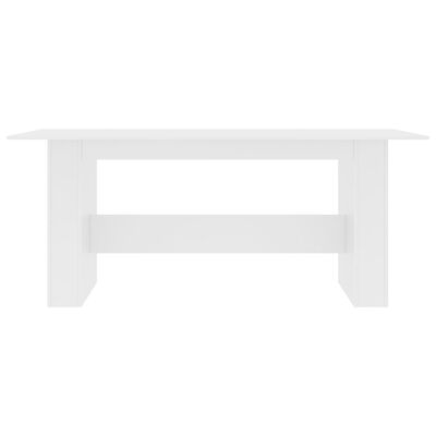 vidaXL Masă de bucătărie, alb, 180 x 90 x 76 cm, PAL