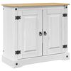vidaXL Suport pentru acvariu CORONA Alb și maro 81,5 x 37 x 73 cm