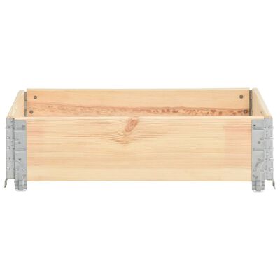 vidaXL Ramă pentru paleți, 60 x 80 cm, lemn masiv de pin