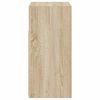 vidaXL Servantă cu lumini LED, stejar sonoma, 80x35x75 cm
