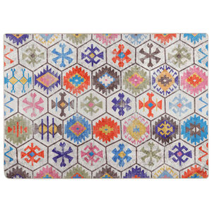 vidaXL Covor lavabil, multicolor, 80x150 cm