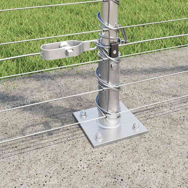 vidaXL Stâlp de gard. Galvanizat 25 x 1,5 m Oțel