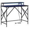 vidaXL Birou Stejar Negru Lemn prelucrat 100 x 50 x 86,5 cm