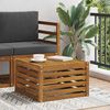 vidaXL Masă de exterior Lemn Solid de Acacia natural 59 x 59 x 37 cm