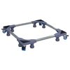 vidaXL Suport pentru mașina de spălat Manual Gri 66 x 66 x 12 cm