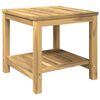 vidaXL Masă de cafea Alb spală 48,5 x 49 x 45 cm Lemn Solid de Acacia