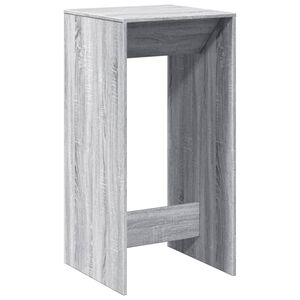 vidaXL Masă bar, gri sonoma, 51x50x103,5 cm, lemn prelucrat