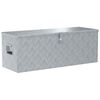 vidaXL Cutie din aluminiu, 110,5 x 38,5 x 40 cm, argintiu