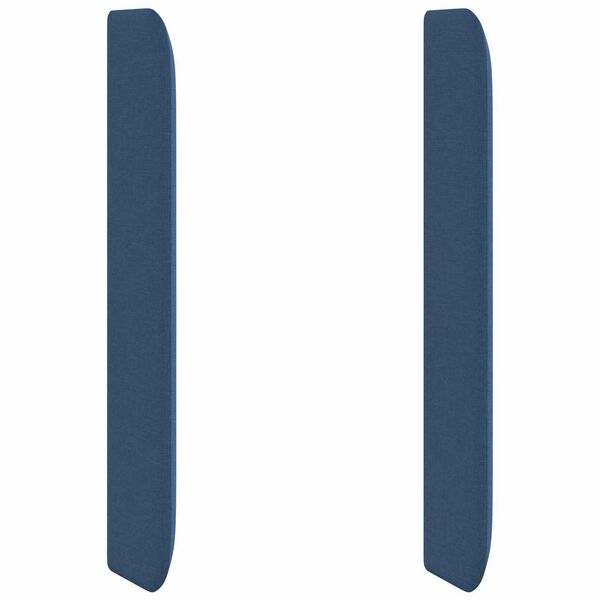 vidaXL Ureche pentru Tăblie albastru 80 x 16 x 4 cm țesătură