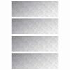 vidaXL Trepte 4 buc. 90 x 30 cm Argintiu Aluminiu Dreptunghiular