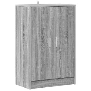 vidaXL Pantofar, gri sonoma, 60x35x92 cm, lemn prelucrat