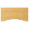 vidaXL Blat de birou 110x55x2,5 cm bambus