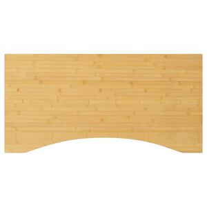 vidaXL Blat de birou 110x55x2,5 cm bambus