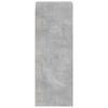vidaXL Dulap de perete cu uși din sticlă, gri beton, 35x37x100 cm