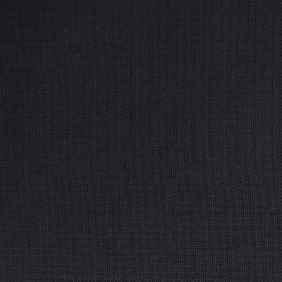 vidaXL Scaun balansoar cu taburet, negru, textil