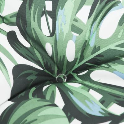vidaXL Pernă pentru paleți, imprimeu frunze, 80x80x12 cm, textil
