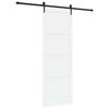 vidaXL Ușă glisantă ORKDAL 83 x 232 cm Lemn masiv de pin Alb