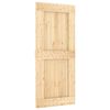 vidaXL Ușă glisantă NARVIK Natural și Negru 90 x 210 cm (213,5 cm)