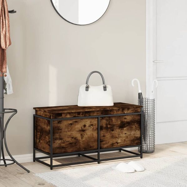 vidaXL Cutie depozitare stejar sonoma 100x40x51,5 cm lemn prelucrat