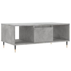 vidaXL Măsuță de cafea, gri beton, 90x50x36,5 cm, lemn compozit