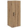 vidaXL Dulap montat pe perete Stejar Artizanal 34,5 x 34 x 90 cm