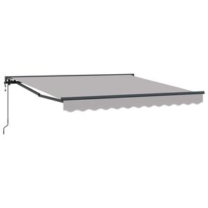 vidaXL Cadru de copertină Gri deschis 300 x 250 cm