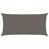 vidaXL P&acirc;nză parasolar, antracit, 2x3,5 m, HDPE