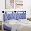 vidaXL Cap de pat suspendat Albastru Jeans 130 x 55 x 7 cm țesătură