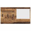vidaXL Răcător de paltoane montat pe perete Lemn vechi 90 x 10 x 50 cm
