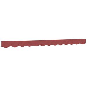 vidaXL P&acirc;nză de rezervă fald copertină, vișiniu 300 cm dungi