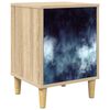 vidaXL Dulap de noapte RAALTE Stejar Sonoma 36 x 33 x 50 cm