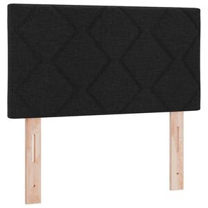 vidaXL Tăblie cap cu headboard Negru 80 cm Piele artificială