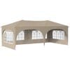 vidaXL Cort de Petrecere Pop-up 575 x 288 x 245 cm Crem