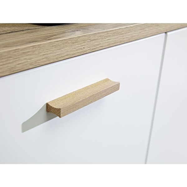 Germania Dulap cu sertare GW-Oslo , alb și stejar