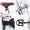 vidaXL Bicicletă pentru Copii 18 Inci pentru 5-7 ani Roz deschis