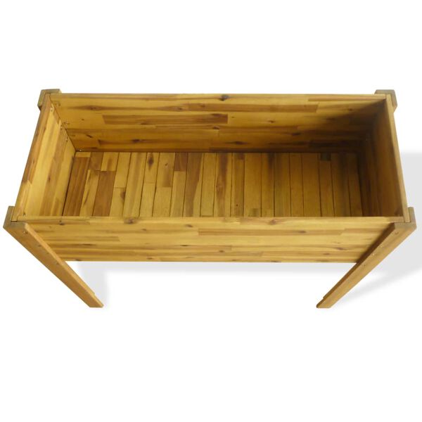 vidaXL Strat înălțat de grădină, lemn masiv de acacia