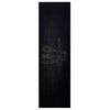 vidaXL Covor de bucătărie Tăiței Negru 150 x 45 cm Catifea