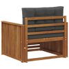 vidaXL Set de canapele de exterior Lemn de acacia solid și poliester