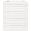 vidaXL Jardinieră de grădină, alb, 90x40x45,5 cm, lemn masiv de pin