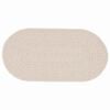 vidaXL Covor ZIZUR Crem 150 x 80 cm Polipropilenă